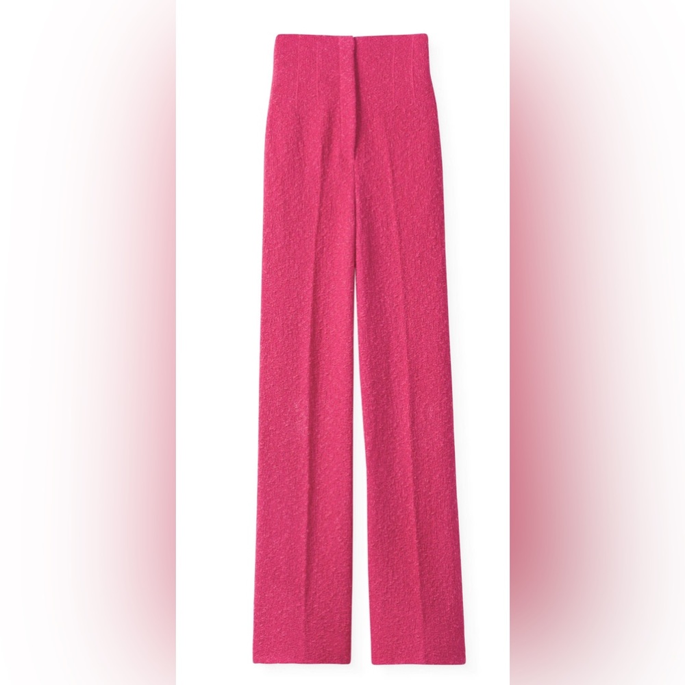 St. John Boucle Knit High Waist Pant size 4